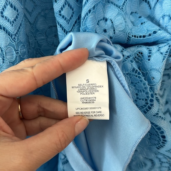 Light Blue Lace Dress - perfect for Spring or Derby 👗 - Picture 5 of 5